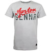 Ayrton Senna T-Shirt grey - Speedxcrafts