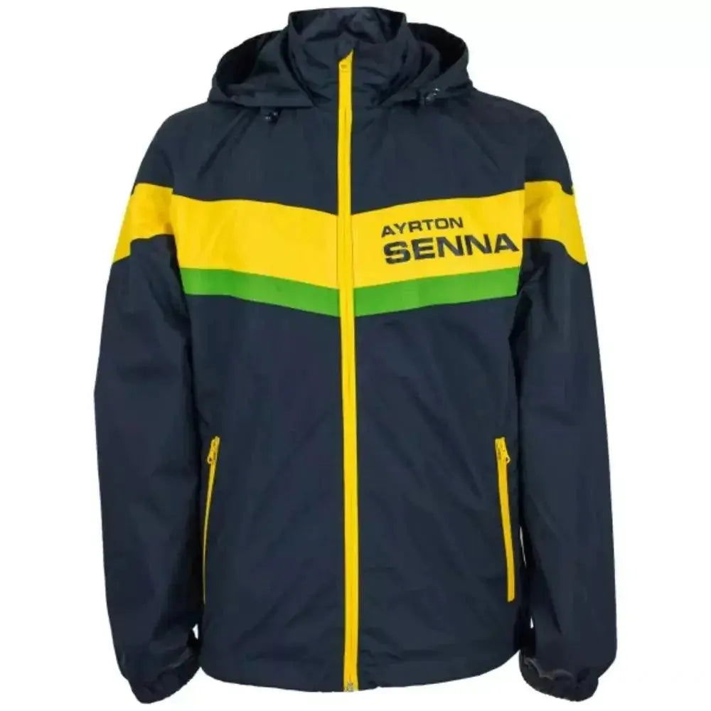 Ayrton Senna Windbreaker Jacket Racing - Speedxcrafts