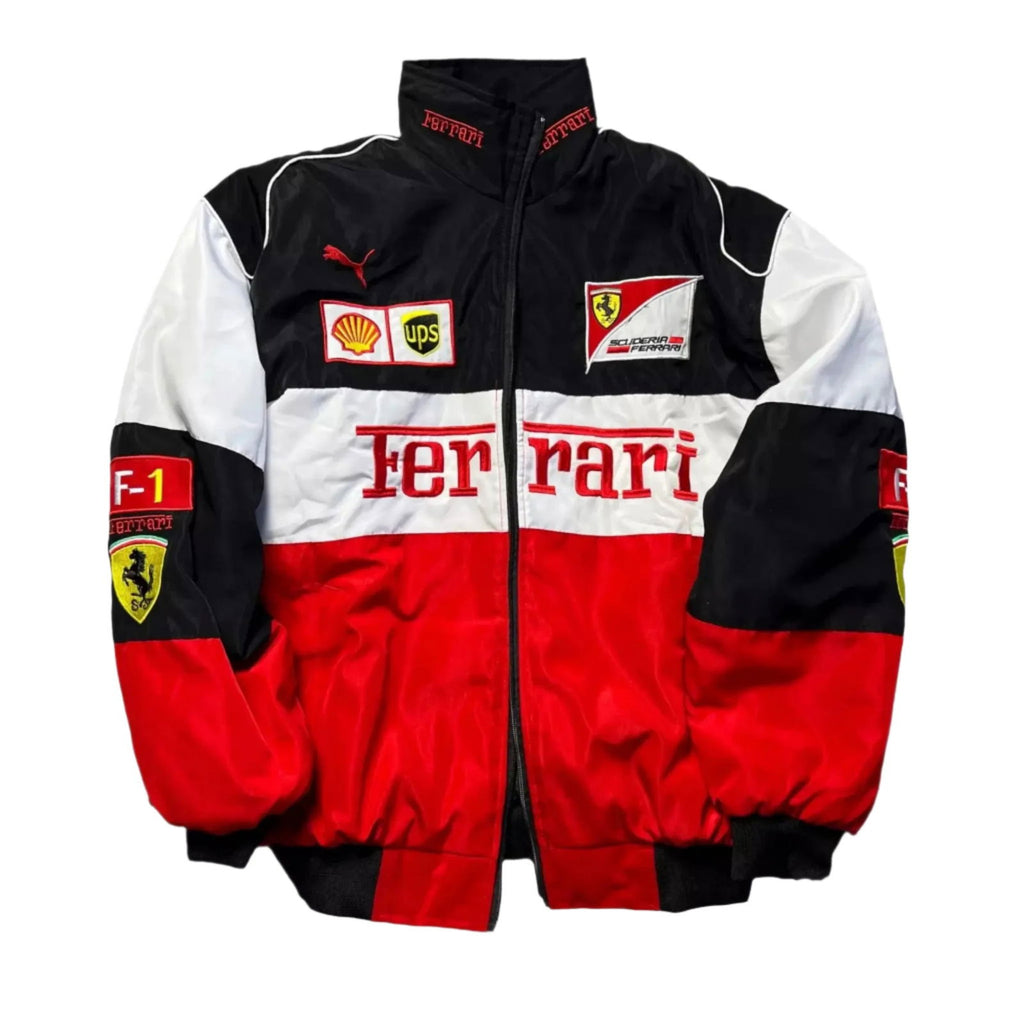 F1 Ferrari Racing Bomber Jacket - Speedxcrafts