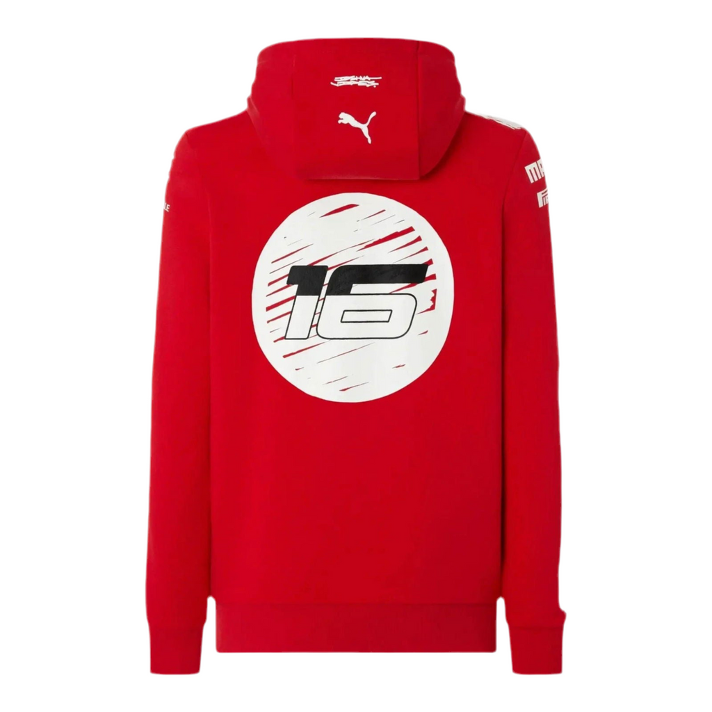 Scuderia Ferrari Charles Leclerc Puma hooded sweatshirt - Joshua Vides SpeedXcrafts