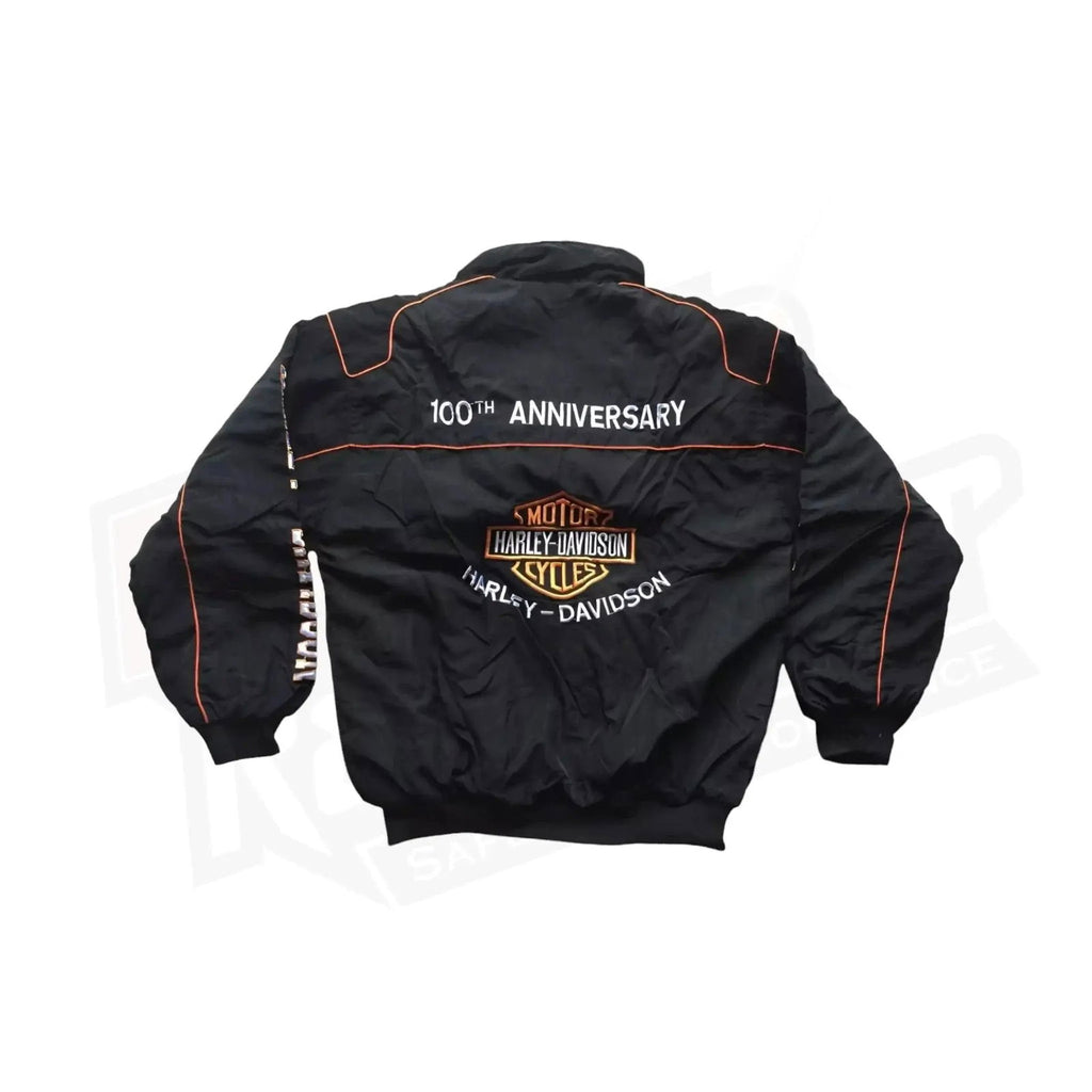 Harley Davidson Unisex Embroidered Racing Jacket - Speedxcrafts