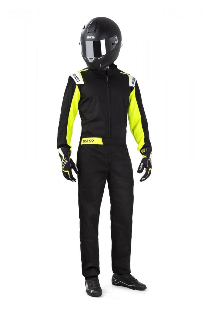 Leisure Karting Suit Sparco Rookie Black/Yellow - Speedxcrafts