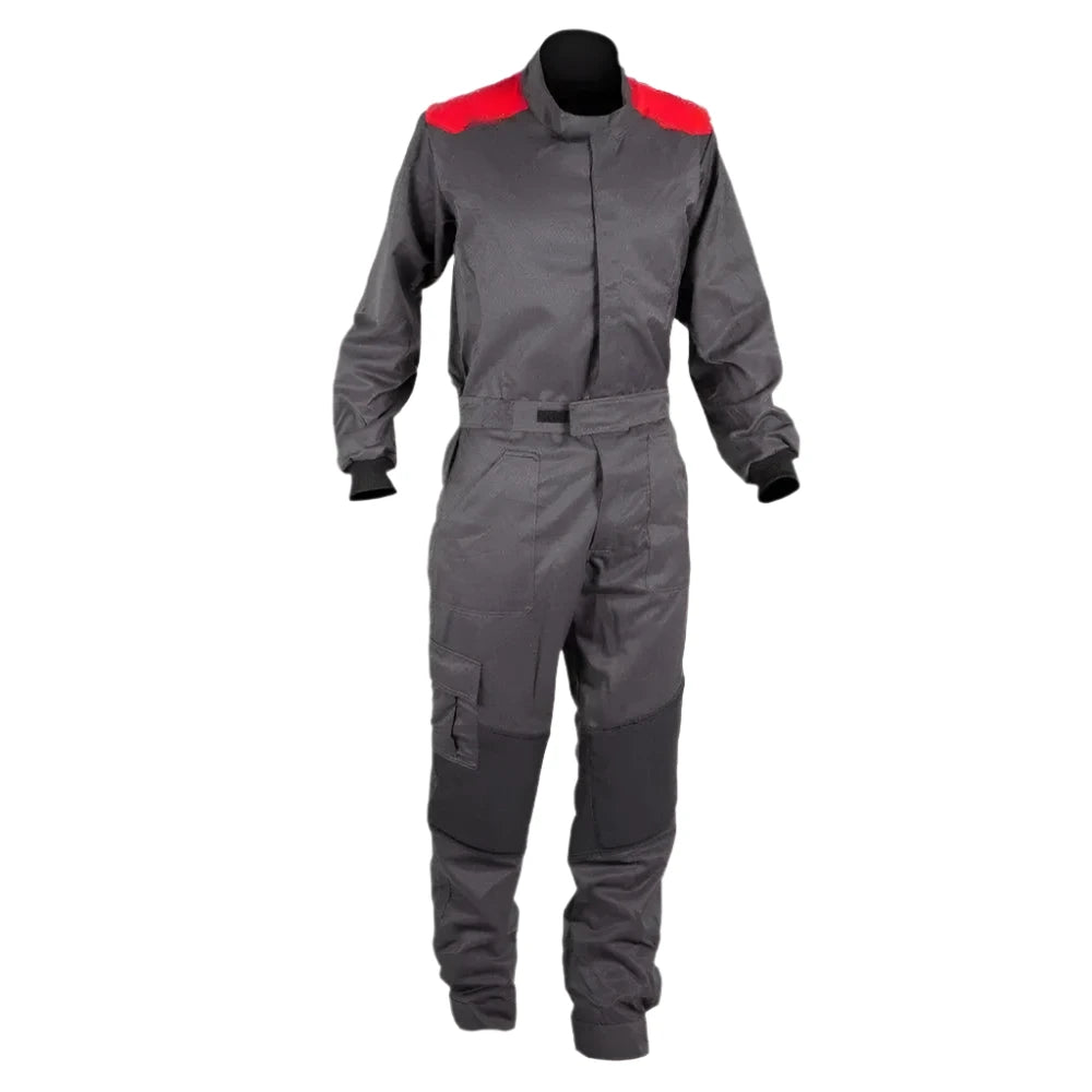 MECHANIC SUIT ANTRACITE-RED - Speedxcrafts