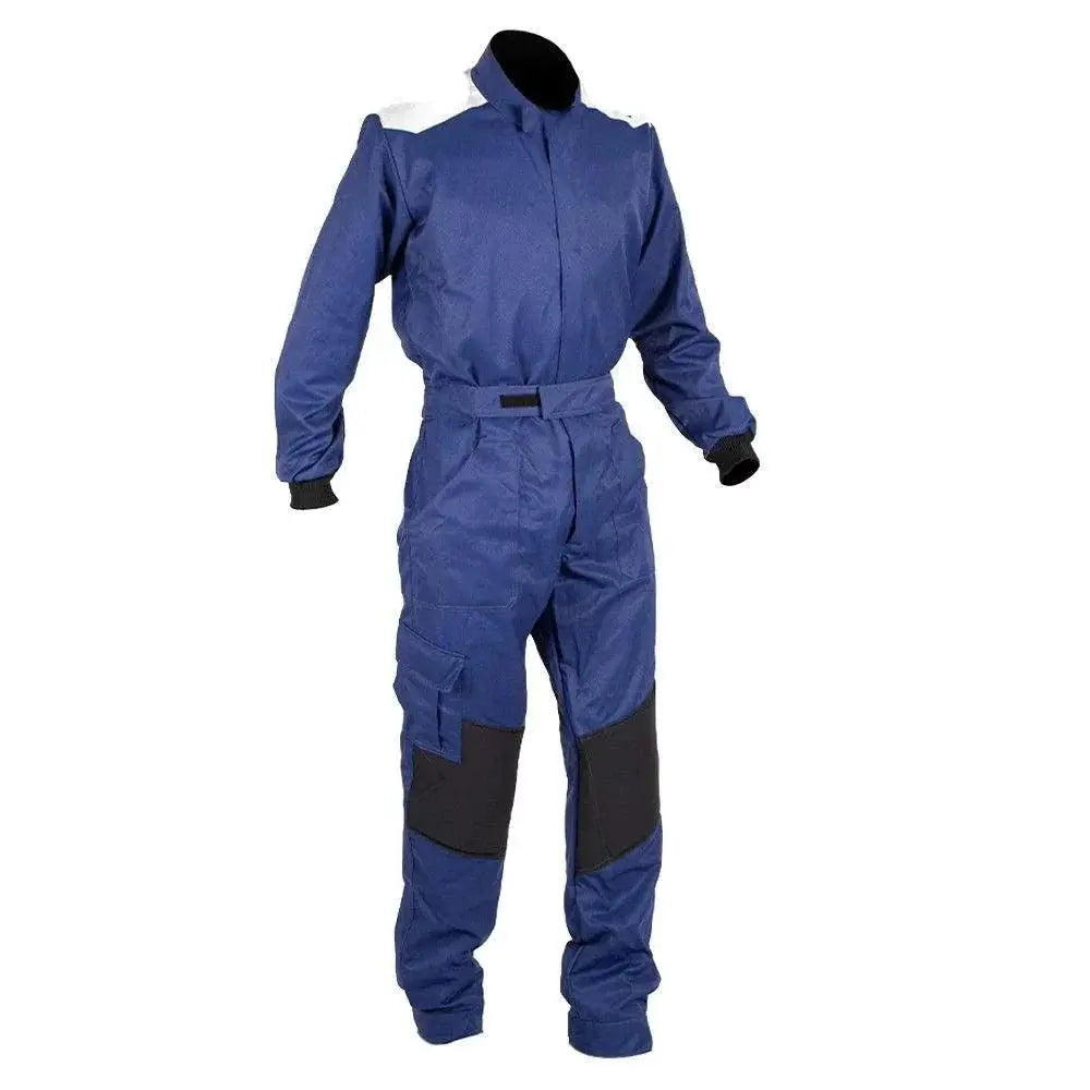 MECHANIC SUIT NAVY-SILVER CLOUD - Speedxcrafts