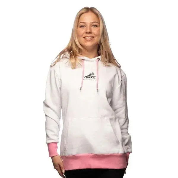 Maximilian Götz Ladies Hoodie Champion white - Speedxcrafts