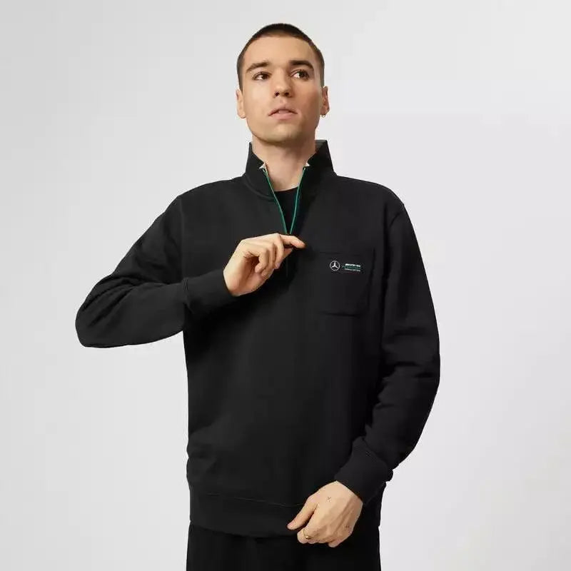 Mercedes-AMG F1 Quarter Zip Sweatshirt - Speedxcrafts