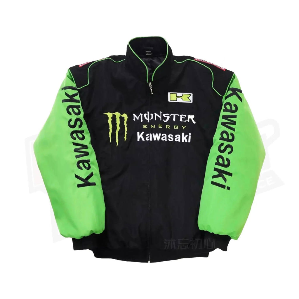 Monster Energy Kawasaki Racing Jacket - Speedxcrafts