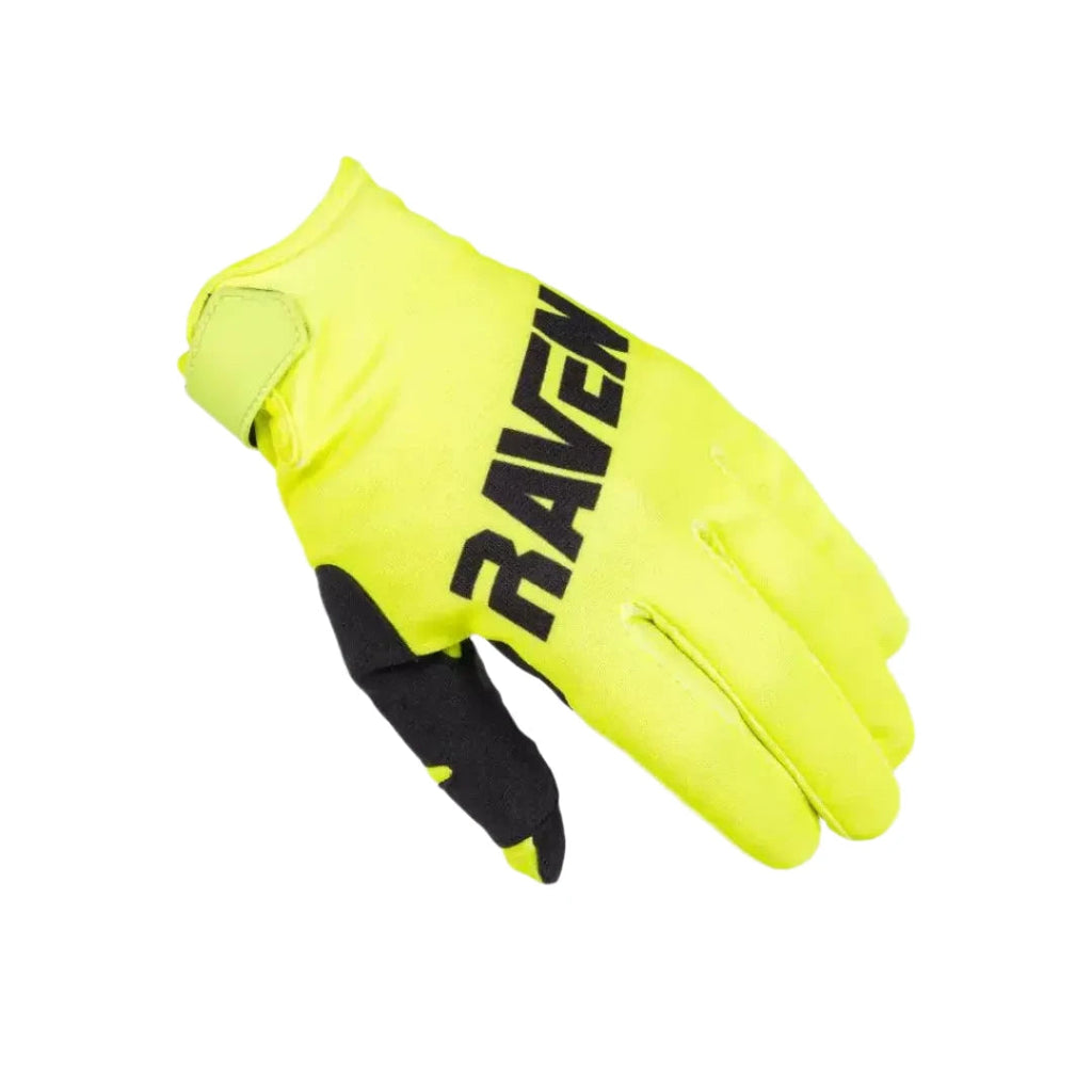 Raven Rival MX Gloves Fluo-Yellow - Speedxcrafts