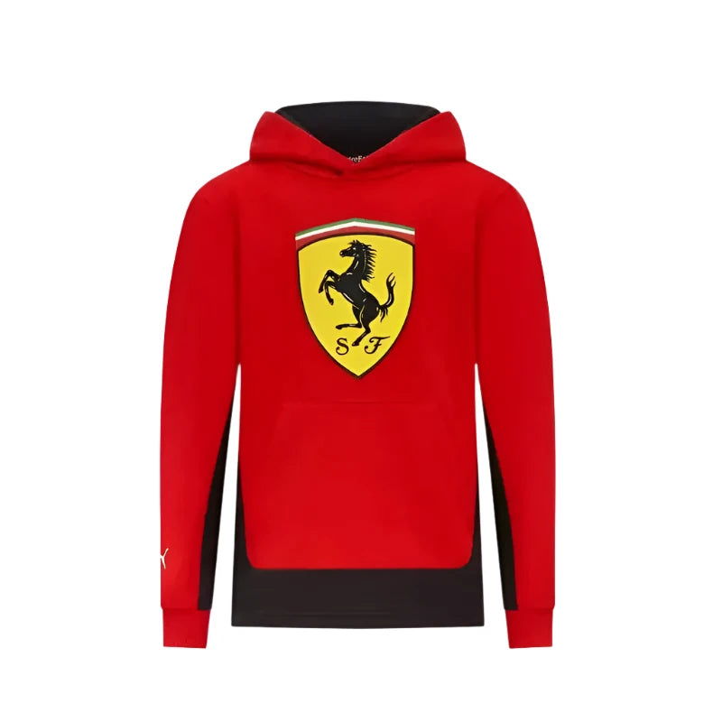 Scuderia Ferrari F1 Kids Shield Hoodie - Speedxcrafts