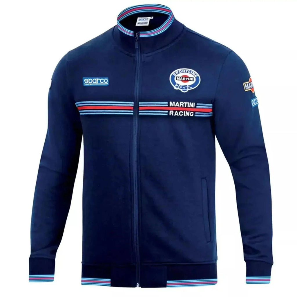 Sparco Full Zip Sweatshirt Martini Racing - Speedxcrafts