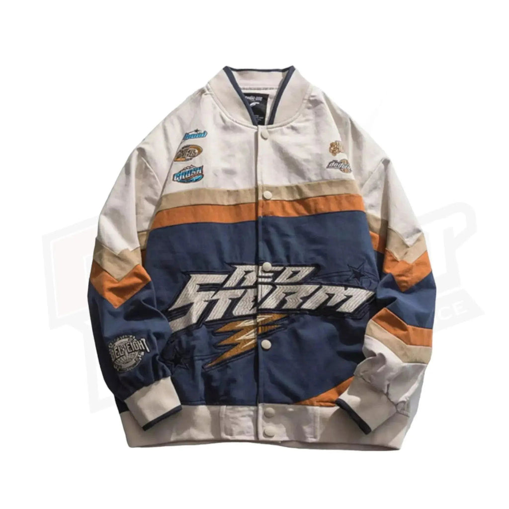 Women's Retro Street Racing Jacket - Speedxcrafts